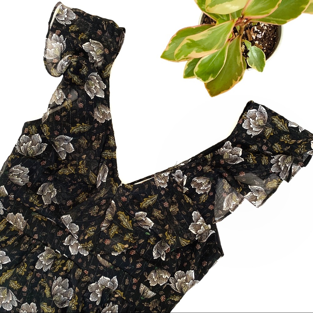 Flying Tomato Anthropologie Floral Mini Dress